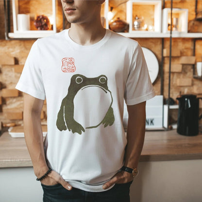 Matsumoto Hoji Frog Shirt | Japnaese Art Soft 100% Cotton Tee