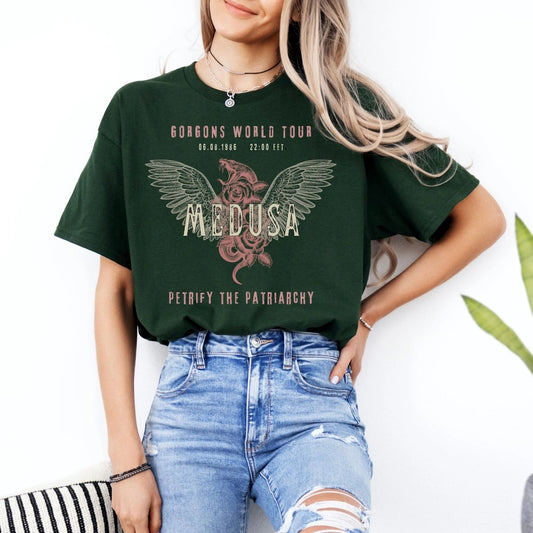 Medusa Band Shirt | Feminist Soft 100% Cotton Tee