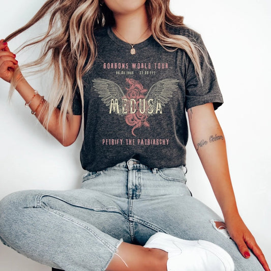 Medusa Band Shirt | Feminist Soft 100% Cotton Tee