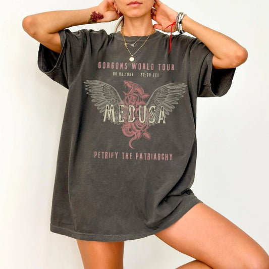 Medusa Band Shirt | Greek Myth Comfort Colors® 100% Cotton Tee