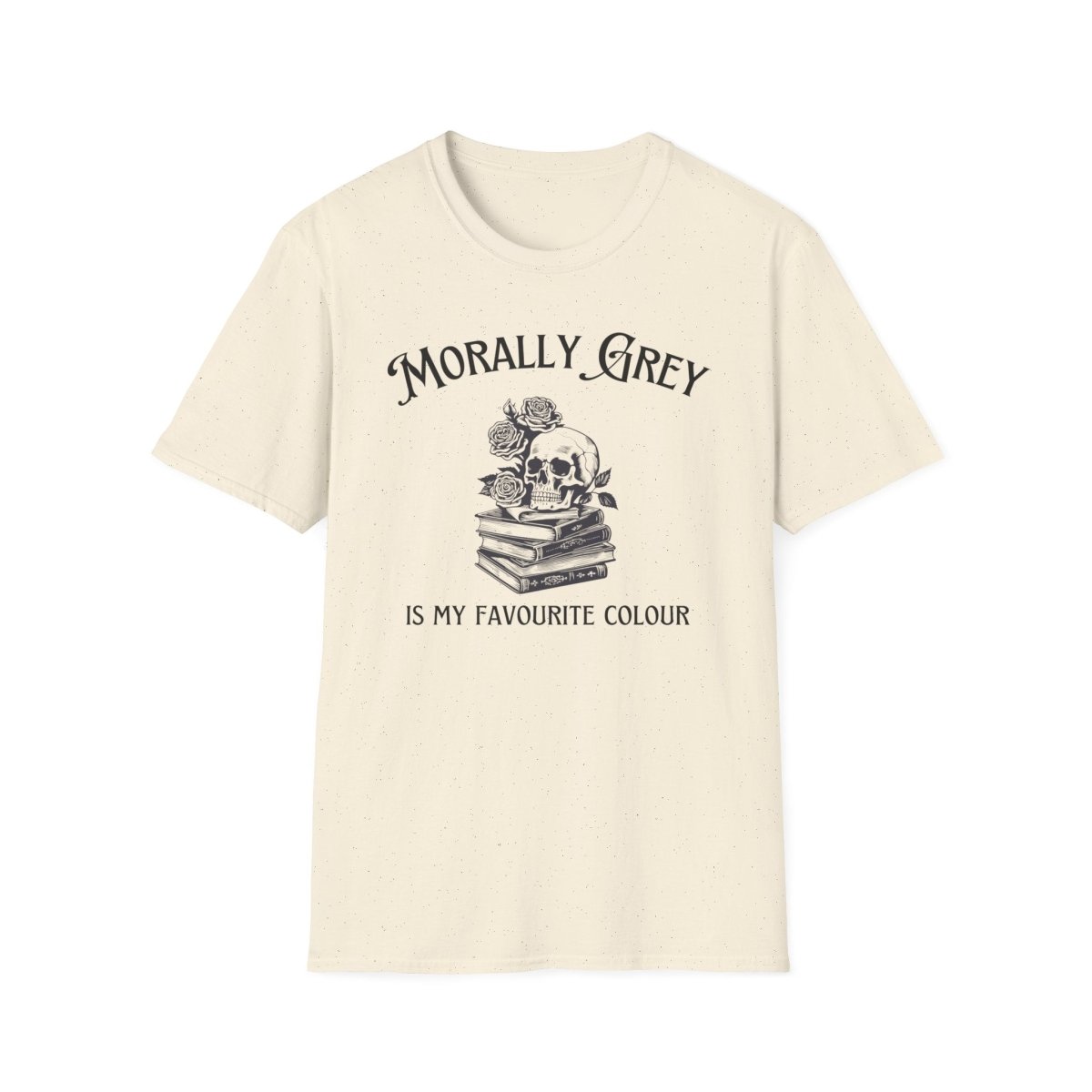 Morally Grey Bookish Shirt | Book Lover Soft 100% Cotton Tee