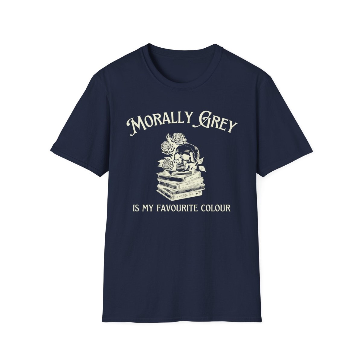 Morally Grey Bookish Shirt | Book Lover Soft 100% Cotton Tee