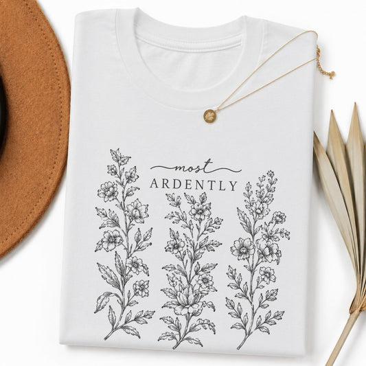 Most Ardently Floral Tshirt