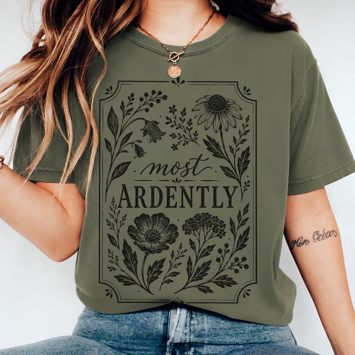 Most Ardently Floral Tshirt