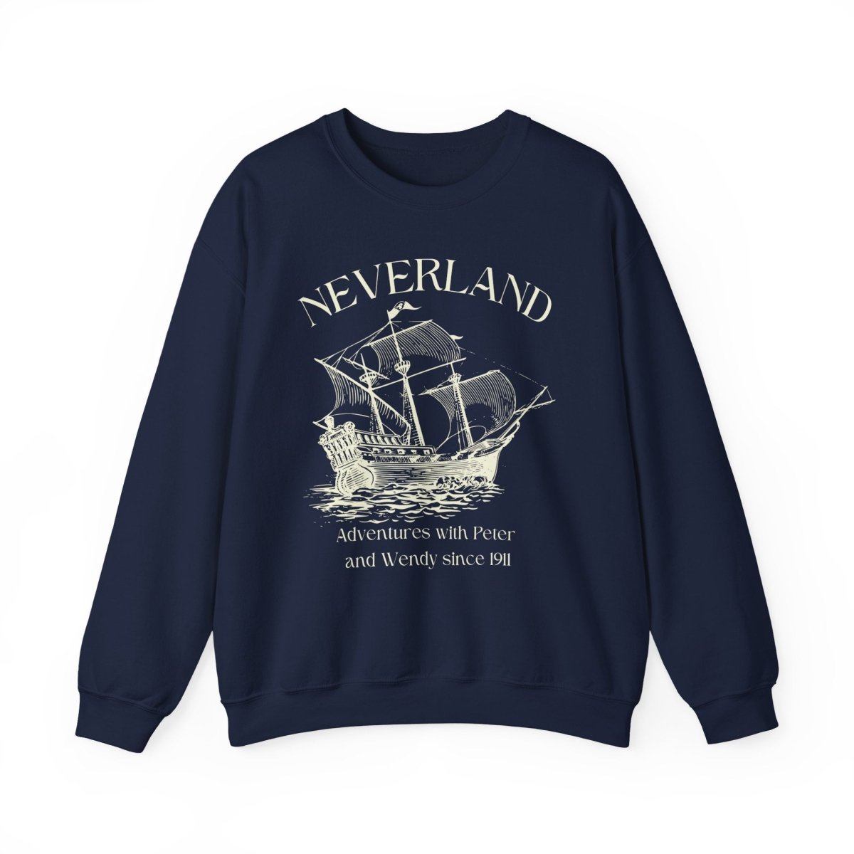Neverland Literary Sweatshirt | Cotton Blend Crewneck