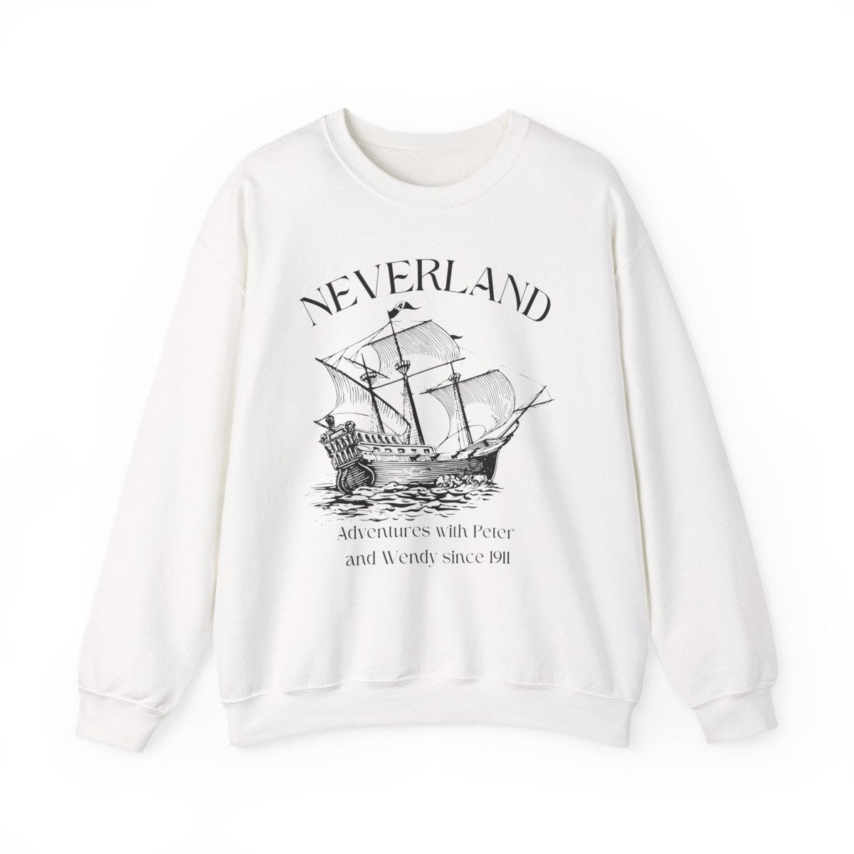 Neverland Literary Sweatshirt | Cotton Blend Crewneck