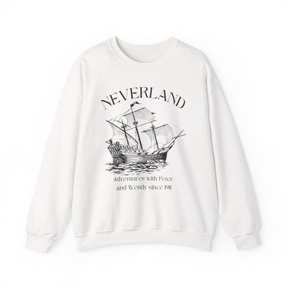 Neverland Literary Sweatshirt | Cotton Blend Crewneck