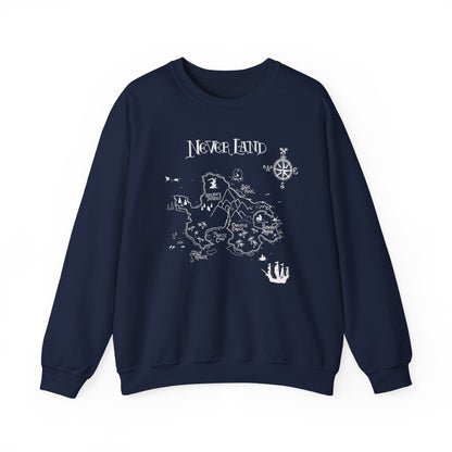 Neverland Sweatshirt | Book Lover Cotton Blend Crewneck