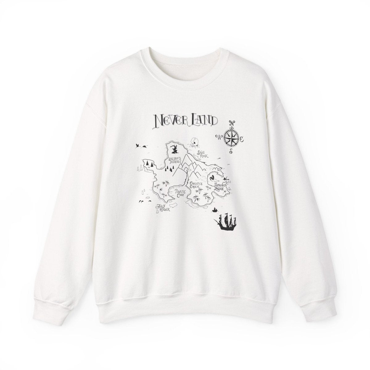 Neverland Sweatshirt | Book Lover Cotton Blend Crewneck