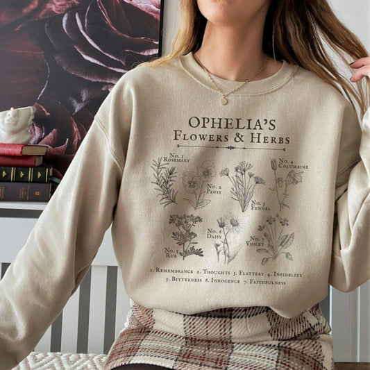 Ophelia Flowers Sweatshirt