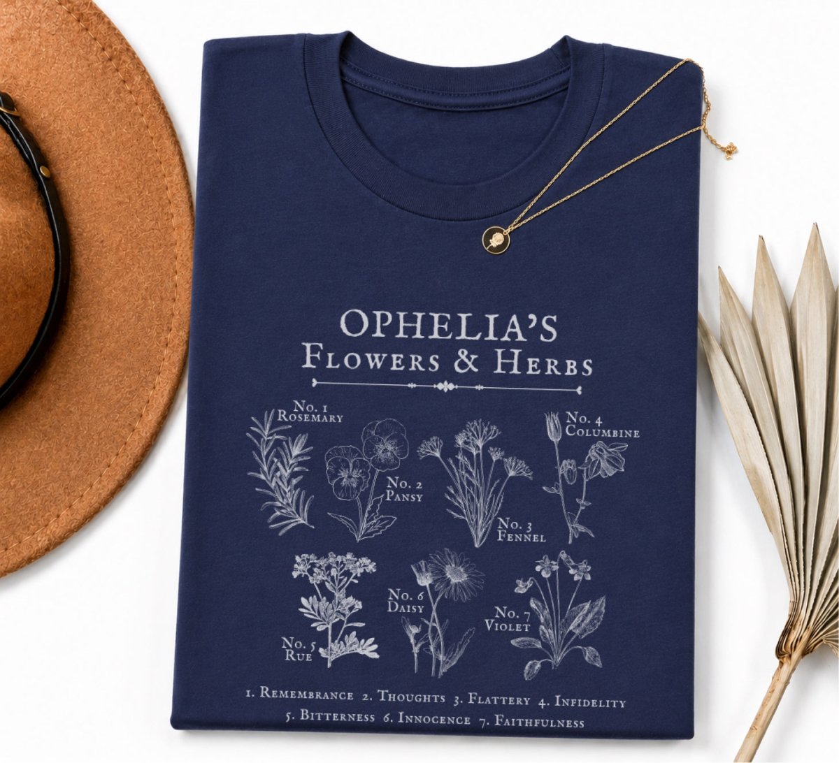 Ophelia Flowers T-shirt