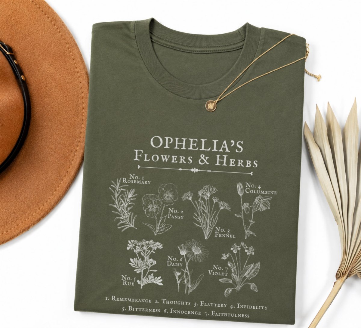 Ophelia Flowers T-shirt