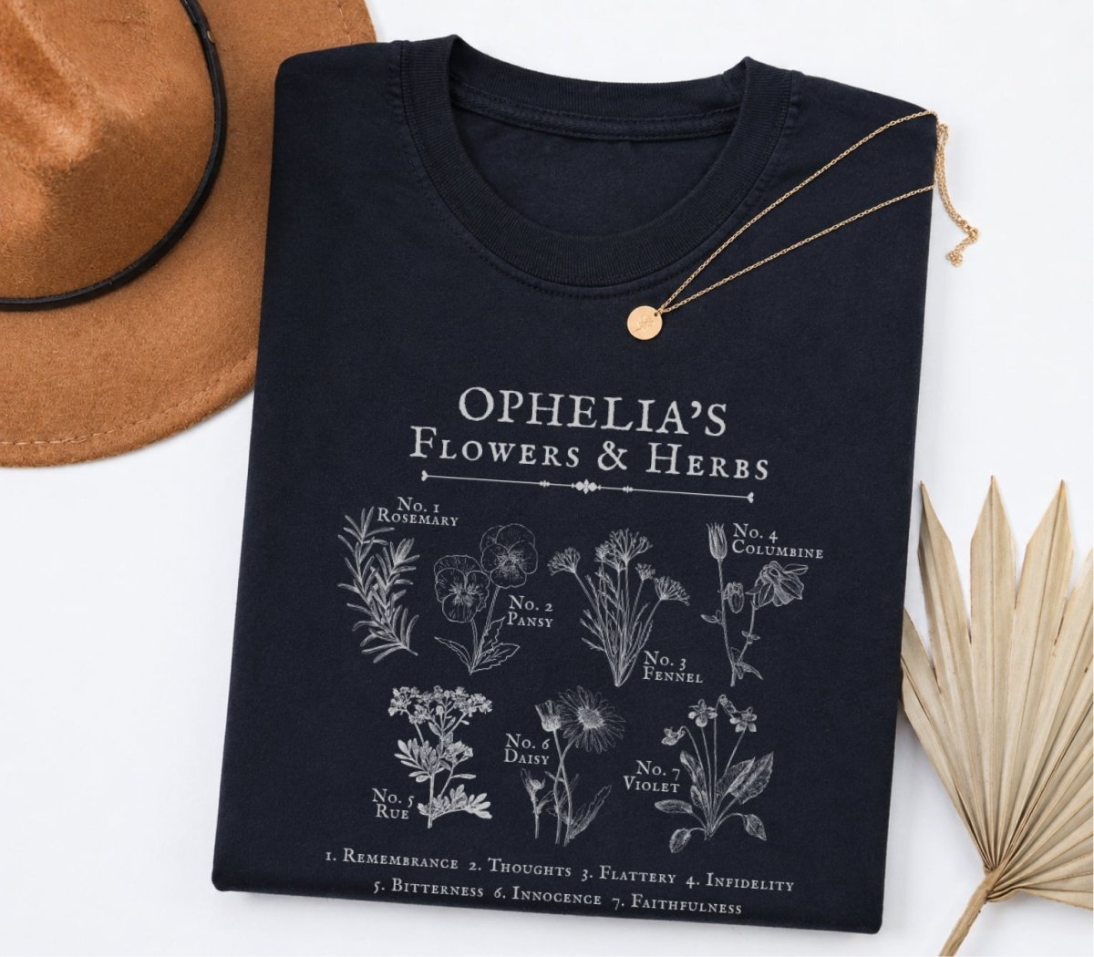 Ophelia Flowers T-shirt