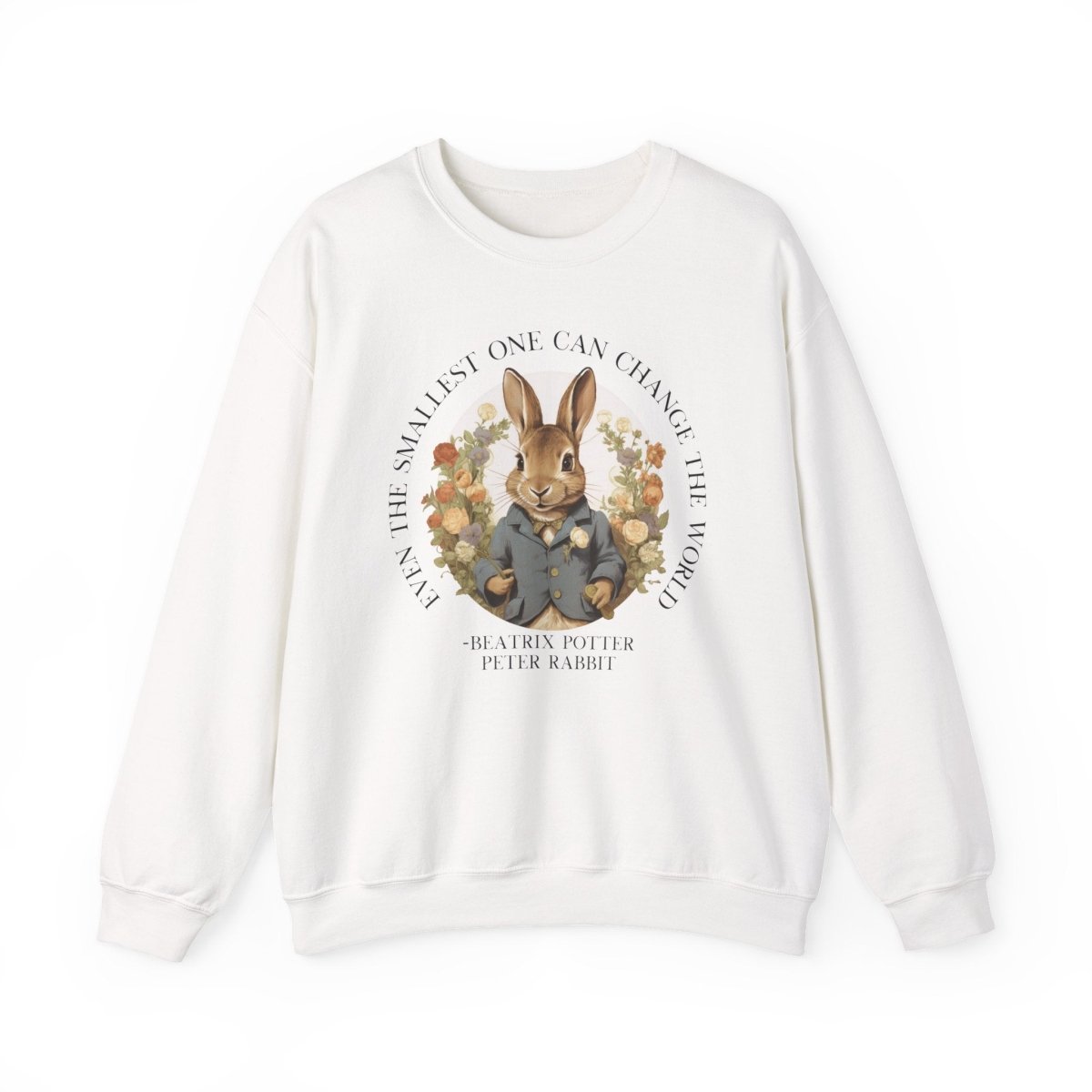 Peter Rabbit Sweatshirt | Book Lover Cotton Blend Crewneck