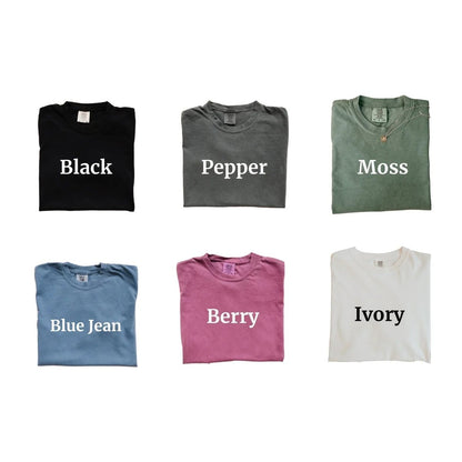 Po ta toes Embroidered Shirt | Fantasy Comfort Colors® 100% Cotton Tee