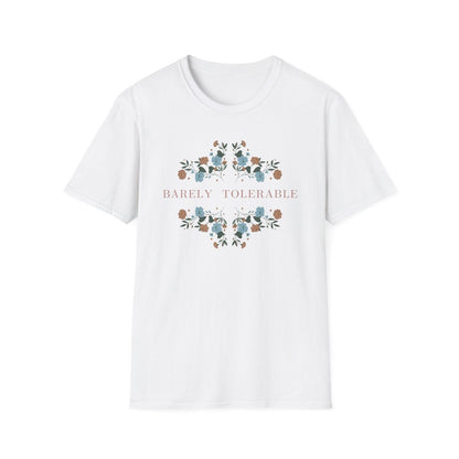 Pride and Prejudice Barely Tolerable Shirt | Soft 100% Cotton Tee