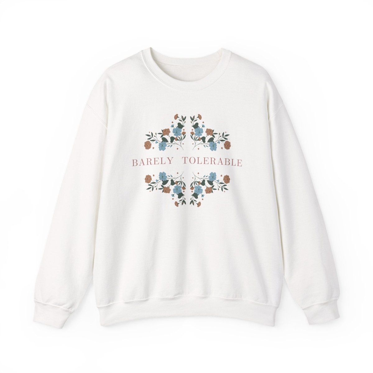 Pride and Prejudice Barely Tolerable Sweatshirt | Cotton Blend Crewneck