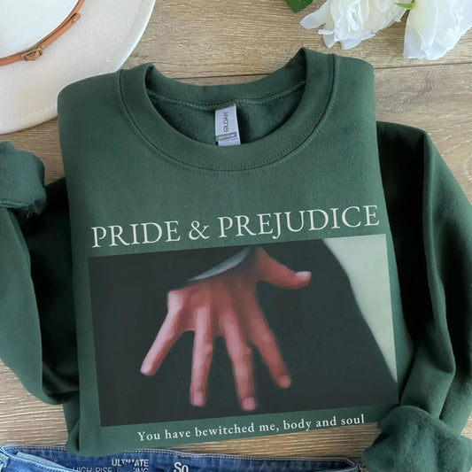 Pride and Prejudice Hand Flex Sweatshirt | Cotton Blend Crewneck