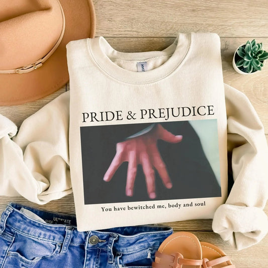Pride and Prejudice Hand Flex Sweatshirt | Cotton Blend Crewneck