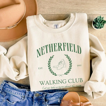 Pride and Prejudice Netherfield Sweatshirt | Cotton Blend Crewneck