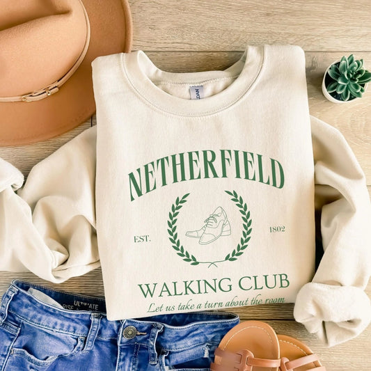 Pride and Prejudice Netherfield Sweatshirt | Cotton Blend Crewneck
