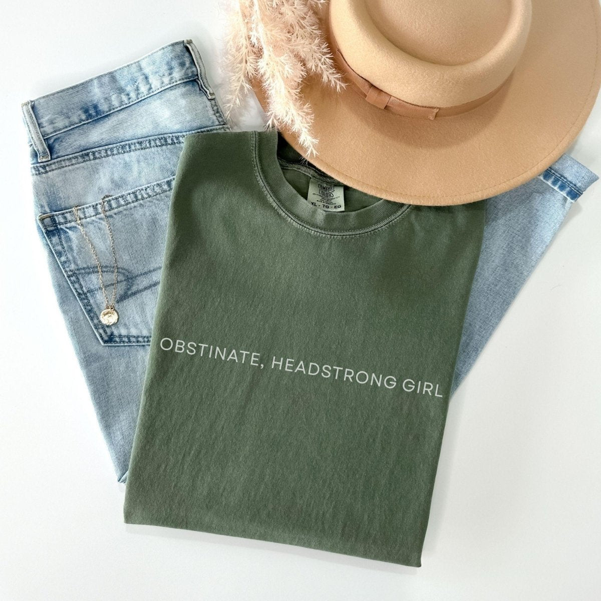 Pride and Prejudice Obstinate Headstrong Girl Tshirt