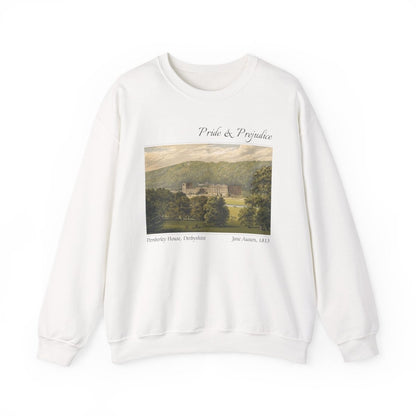 Pride and Prejudice Pemberley Manor Sweatshirt | Cotton Blend Crewneck