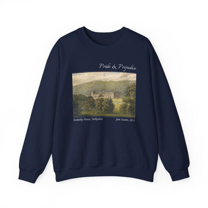 Pride and Prejudice Pemberley Manor Sweatshirt | Cotton Blend Crewneck