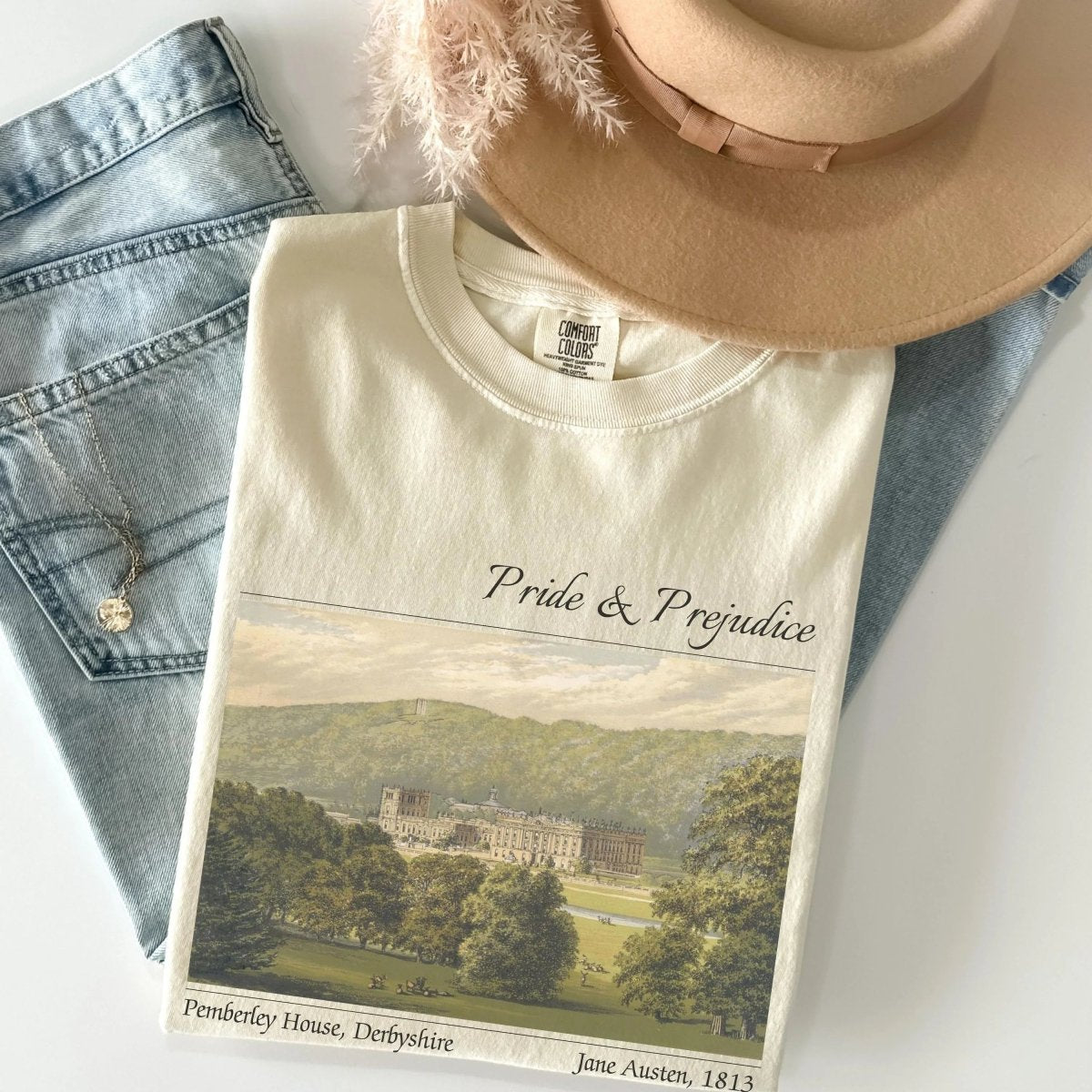 Pride and Prejudice Pemberley Shirt | Comfort Colors® 100% Cotton Tee