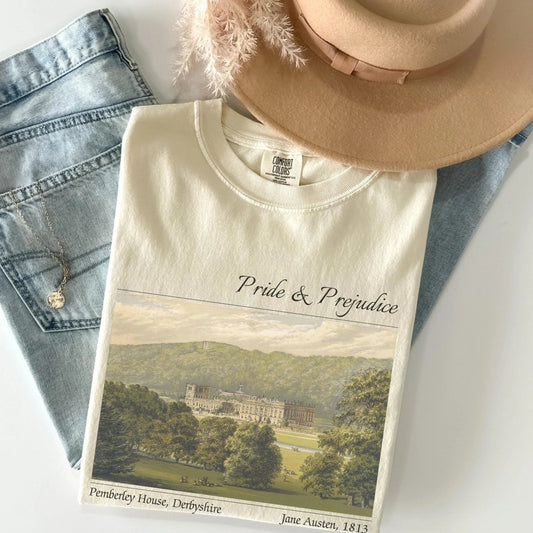 Pride and Prejudice Pemberley Shirt | Comfort Colors® 100% Cotton Tee