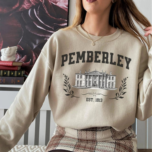 Pride and Prejudice Pemberley Sweatshirt | Cotton Blend Crewneck