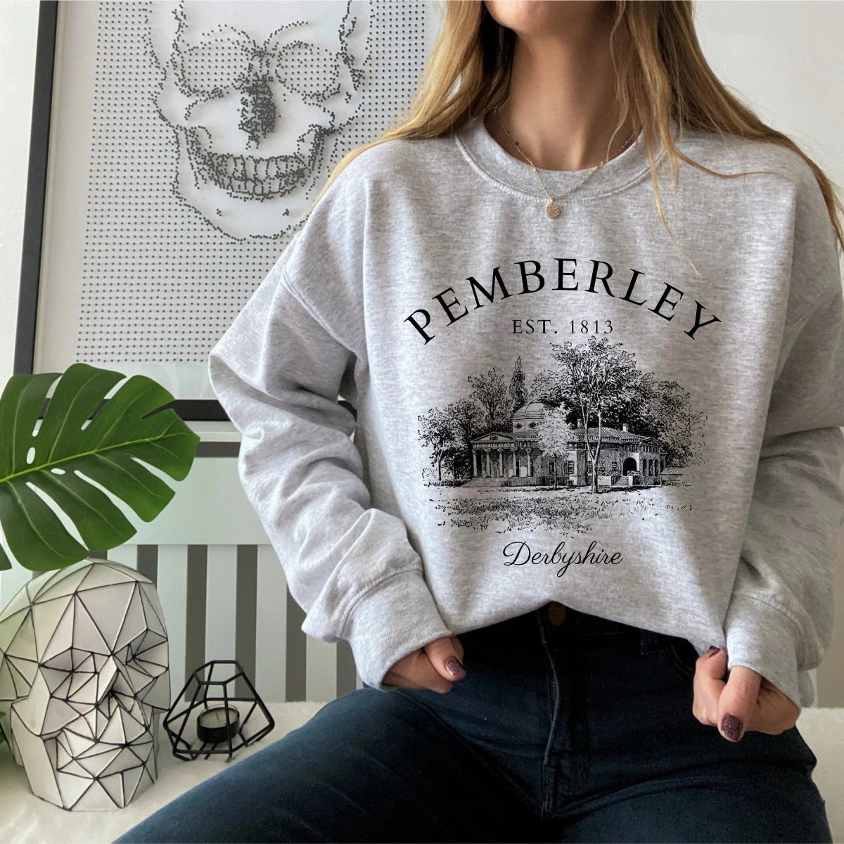 Pride and Prejudice Pemberley Sweatshirt | Cotton Blend Crewneck