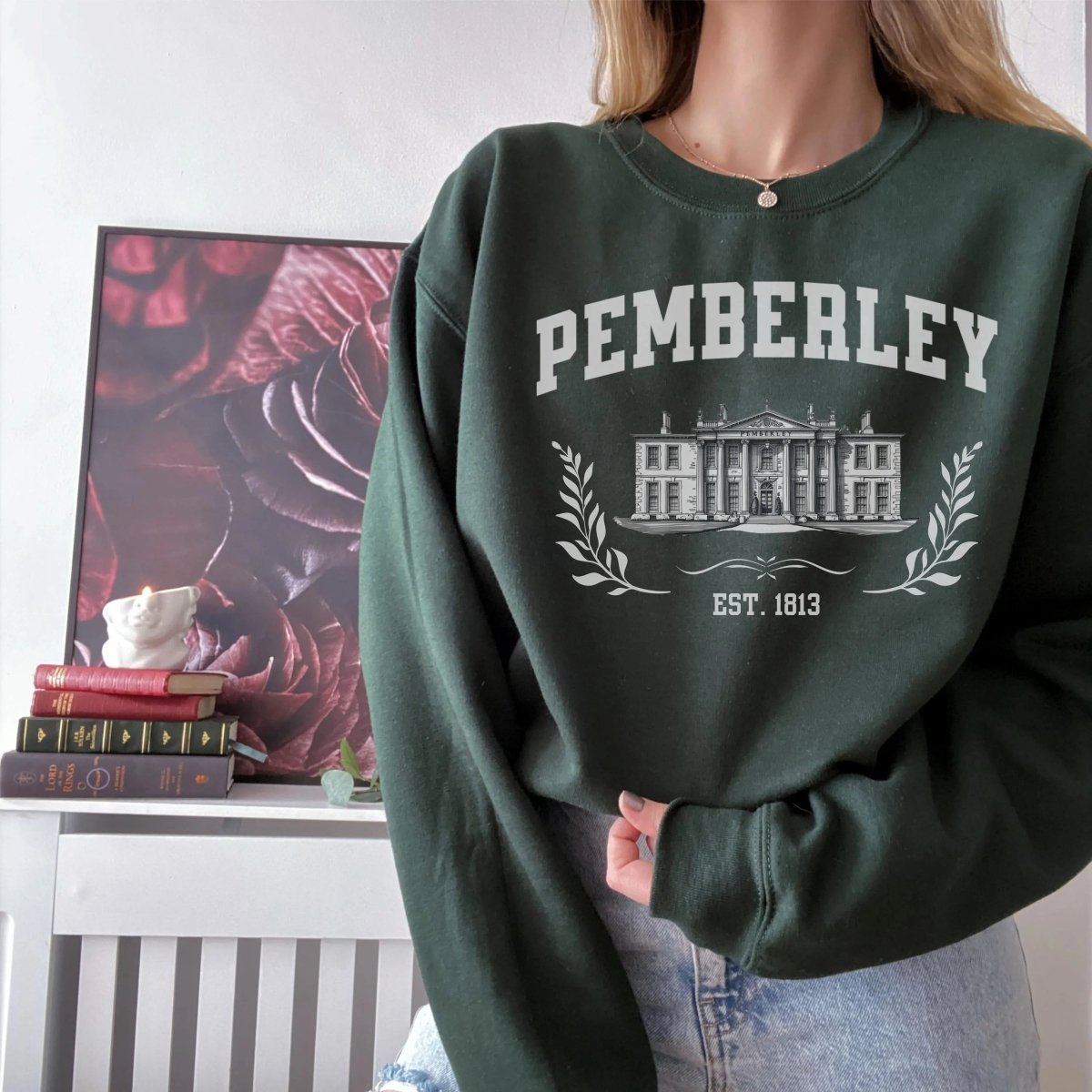 Pride and Prejudice Pemberley Sweatshirt | Cotton Blend Crewneck