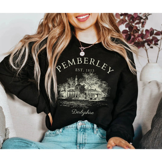 Pride and Prejudice Pemberley Sweatshirt | Cotton Blend Crewneck