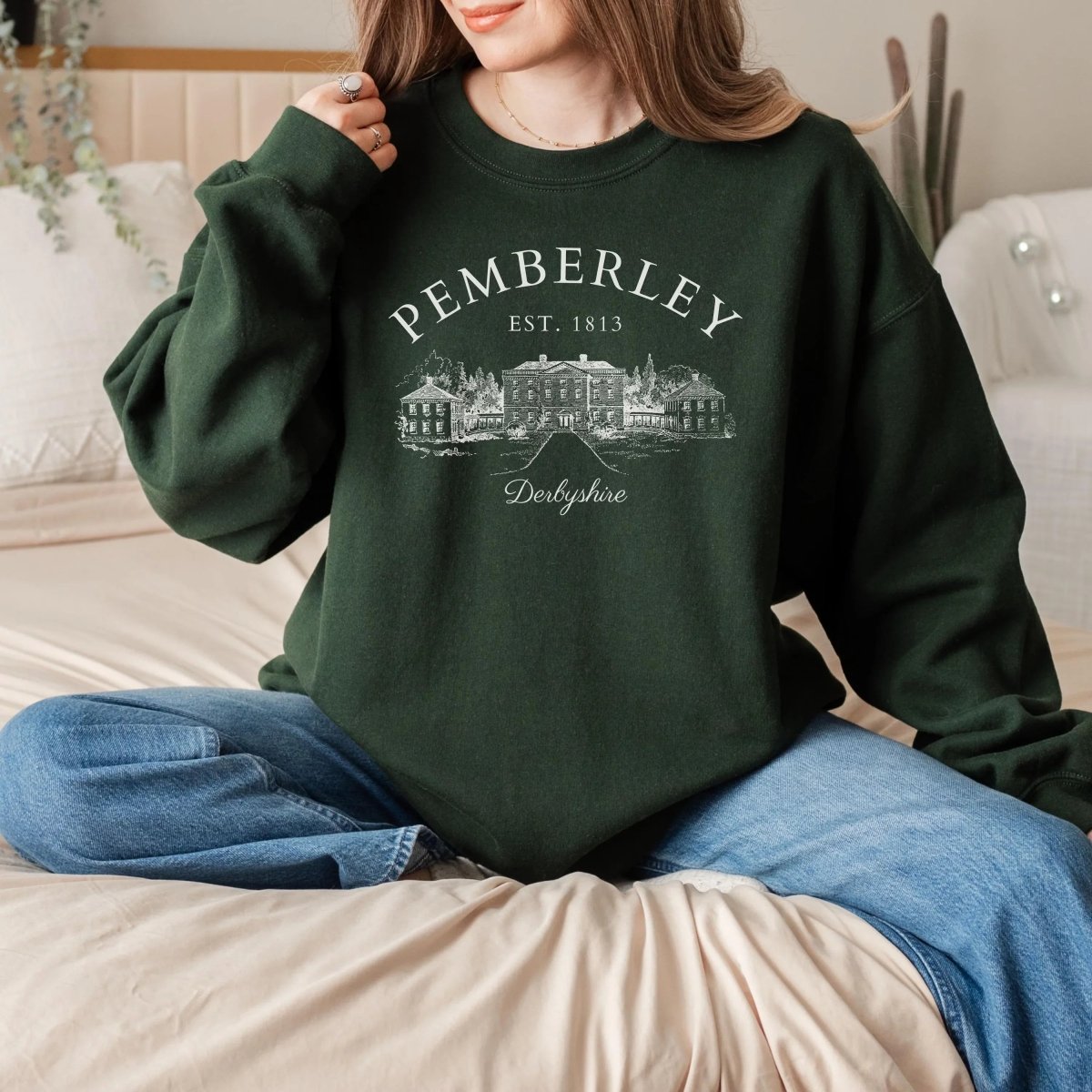 Pride and Prejudice Pemberley Sweatshirt | Cotton Blend Crewneck