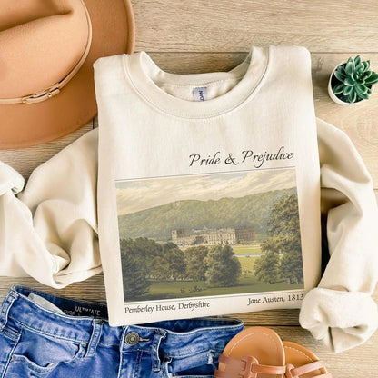 Pride and Prejudice Pemberley Sweatshirt | Cotton Blend Crewneck