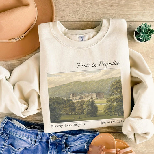 Pride and Prejudice Pemberley Sweatshirt | Cotton Blend Crewneck