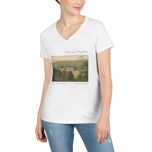 Pride and Prejudice V Neck Tee