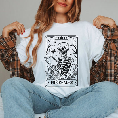 Reader Tarot Shirt | Book Lover Soft 100% Cotton Tee