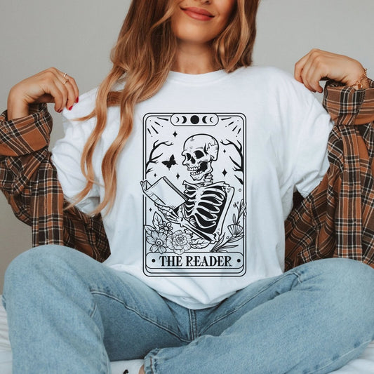 Reader Tarot Shirt | Book Lover Soft 100% Cotton Tee