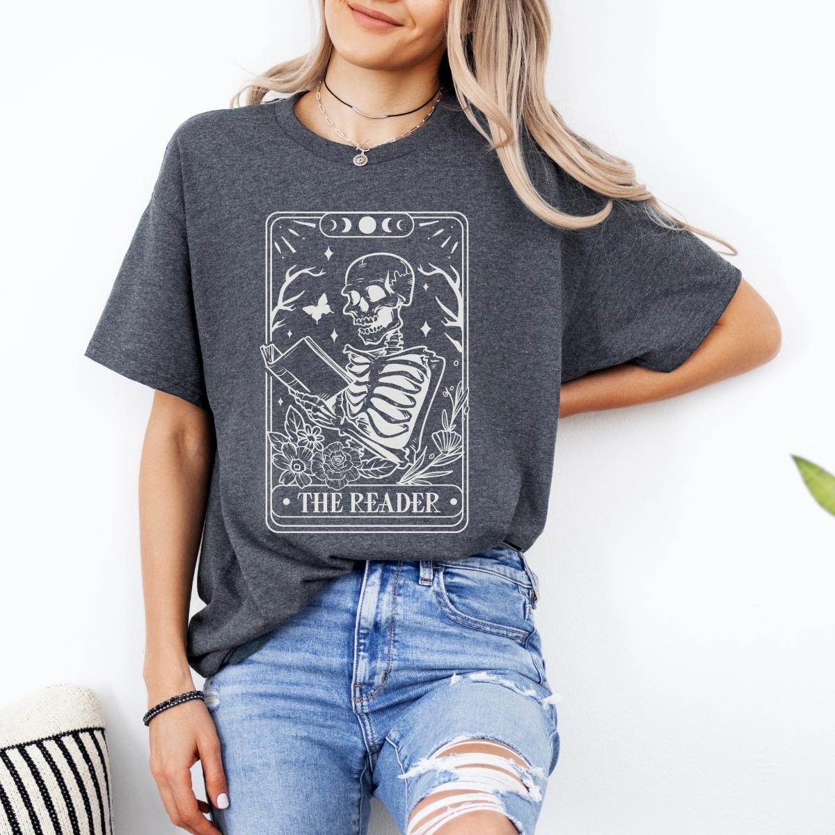 Reader Tarot Shirt | Book Lover Soft 100% Cotton Tee
