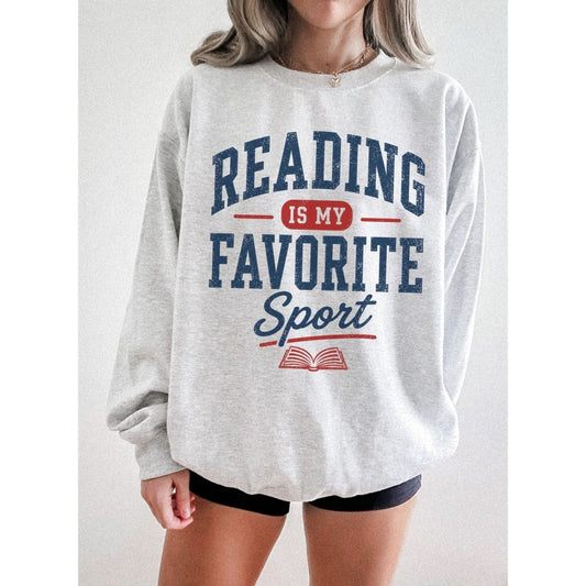 Reading Is My Favorite Sport Sweatshirt