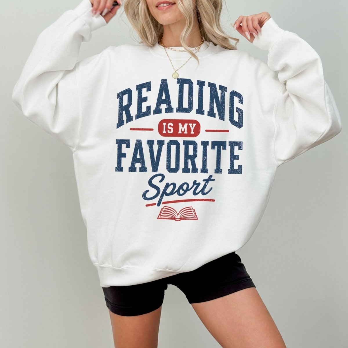 Reading Is My Favorite Sport Sweatshirt