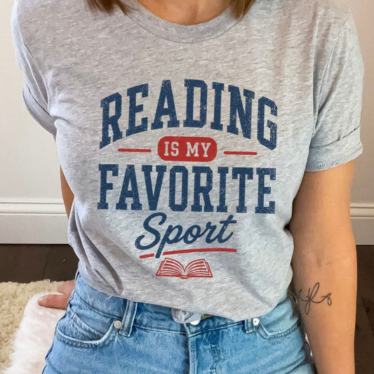 Reading Is My Favorite Sport Tee