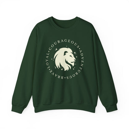 Red House Sweatshirt | Fantasy Cotton Blend Crewneck