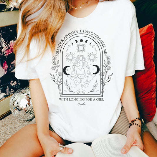 Sappho Aphrodite Poem TShirt