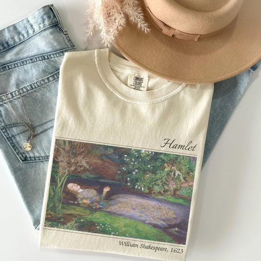 Shakespeare Hamlet Shirt | Ophelia Comfort Colors® 100% Cotton Tee