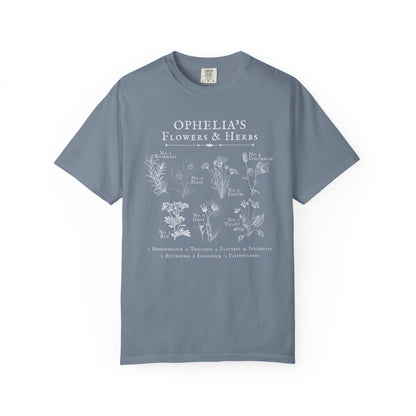 Shakespeare Ophelia Shirt | Hamlet Comfort Colors® 100% Cotton Tee