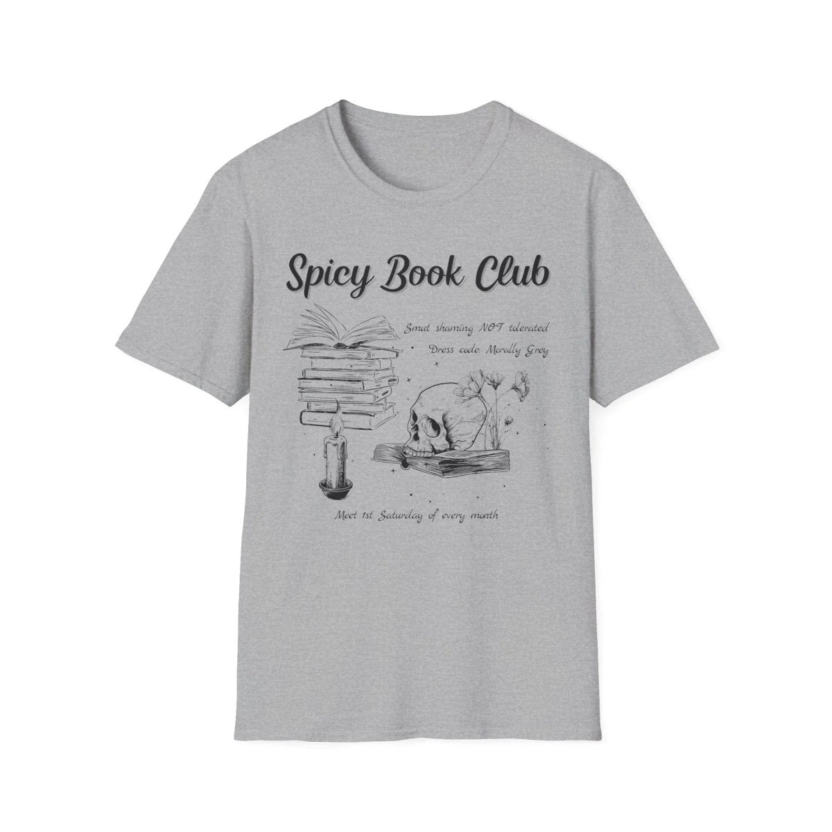 Spicy Book Club Shirt | Smut Book Lover Soft 100% Cotton Tee