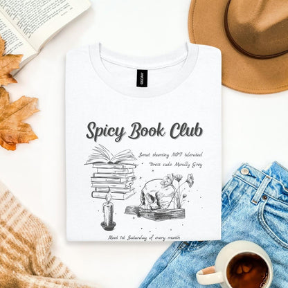 Spicy Book Club Shirt | Smut Book Lover Soft 100% Cotton Tee